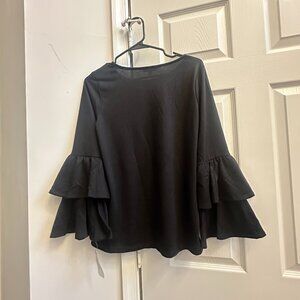 The Pleione Blouse in black Size Small